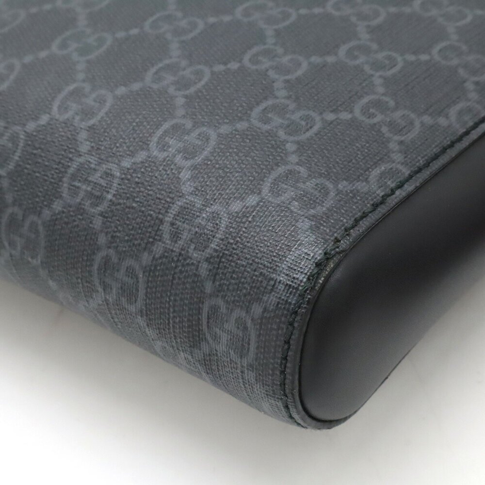 GUCCI Authentic Black Leather Shoulder Bag - Picture 4 of 10